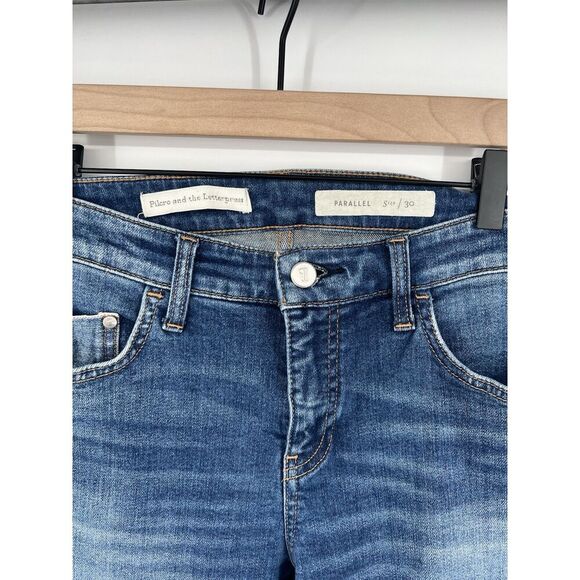 Pilcro and the Letterpress Jeans Size 30 Anthropologie Parallel Straight Leg - Picture 2 of 3
